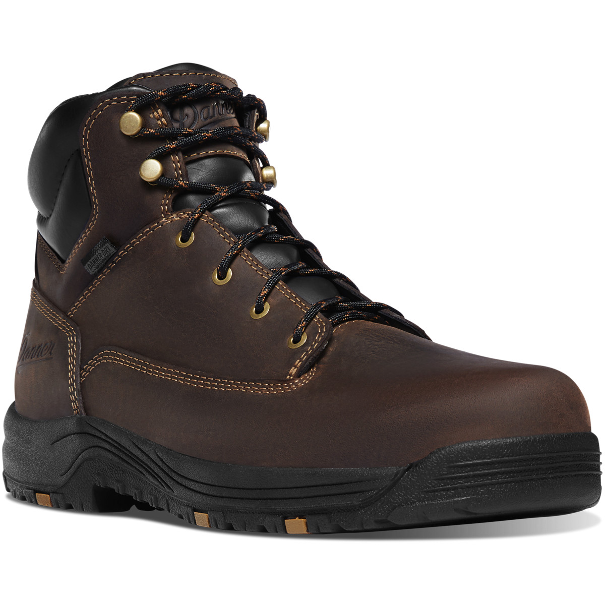 Botas De Trabajo Danner Hombre Mexico - Caliper Marrom Oscuro - ZJFMH3179